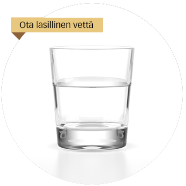 Lasillinen vettä